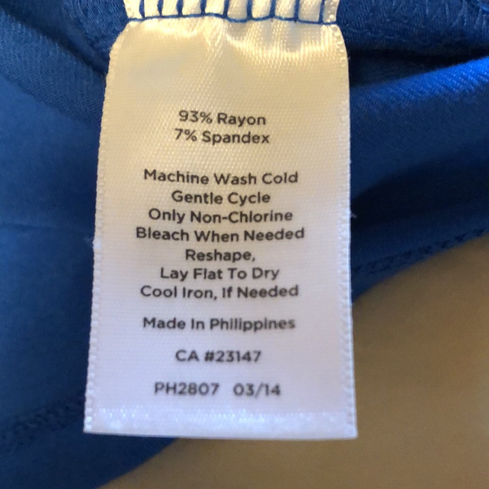 NWOT Talbots Petite Platinum Jersey High Neck Top - Picture 6 of 6